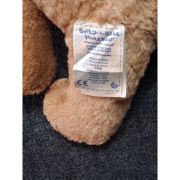 Build A Bear Adorable Brown Super Soft Stuffed Plush Puppy 2014 - Picture 7 of 8